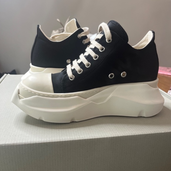 DRKSHDW | ABSTRACT LOW SNEAKERS BLACK/MILK スニーカー Rick Owens Drkshdw Abstract Low 'Black Milk' - Sneakers